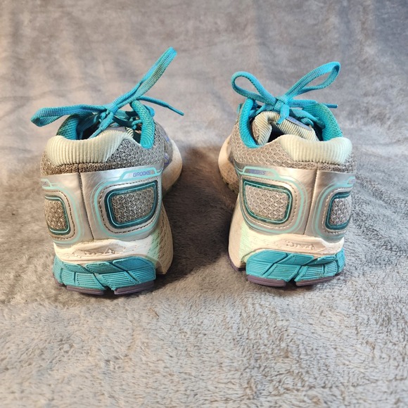Brooks Shoes Womens 10 Silver Blue Adrenaline GTS 16 Running Sneaker Athleisure - Picture 5 of 9